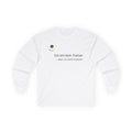 Long Sleeve Tee — "Ich bin kein Trainer" German Football Fan Shirt
